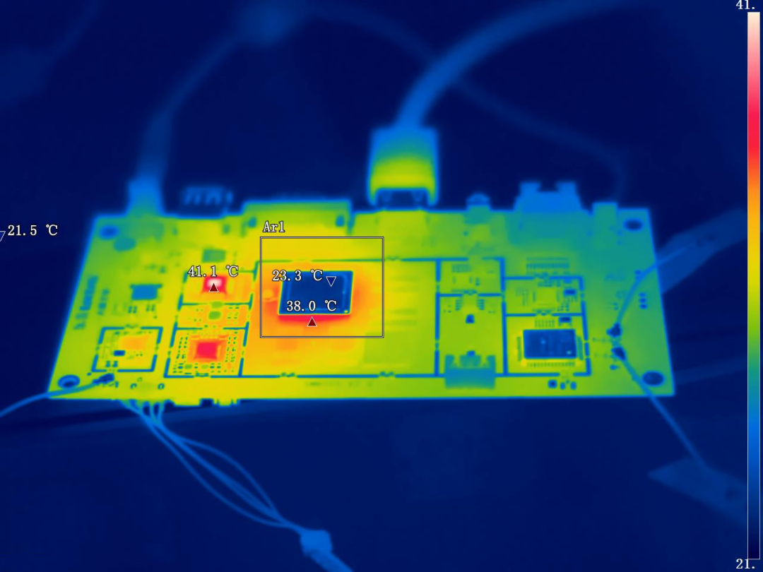 thermal imaging PCBA hot spots